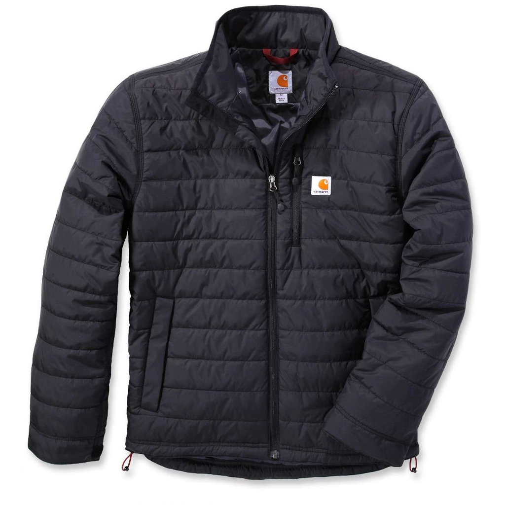 Carhartt WIP Mens Gilliam Nylon Cordura Insulated Coat Jacket - Black - Size Large